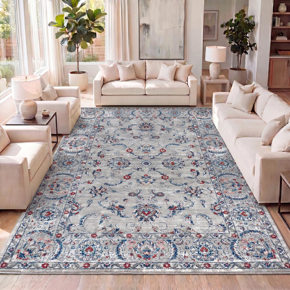 Modern Persian Vintage Area Rug. Picture 9