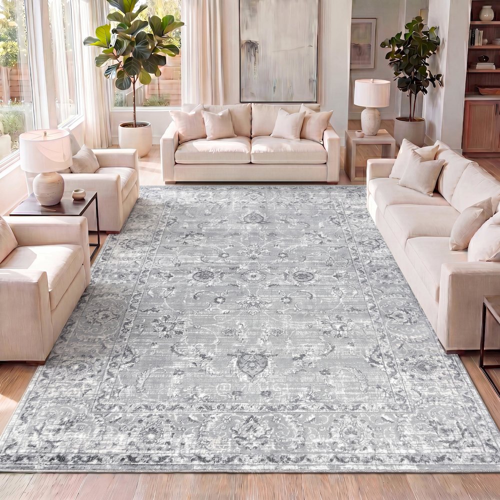 Modern Persian Vintage Area Rug. Picture 9