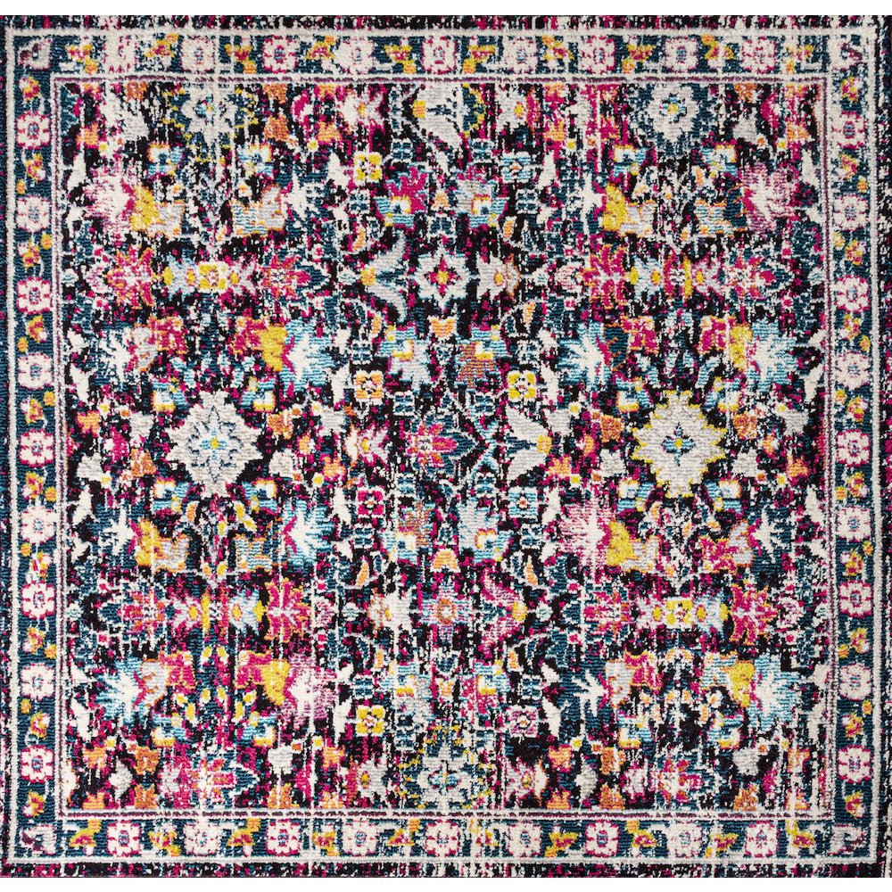 Alfombra Modern Persian Boho Floral Area Rug. Picture 1