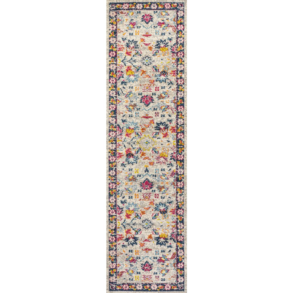 Alfombra Modern Persian Boho Floral Area Rug. Picture 1