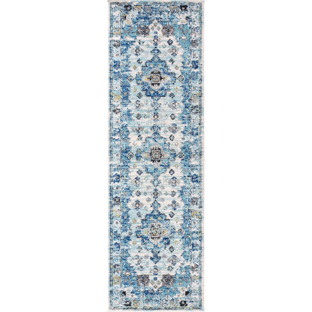 Modern Persian Boho Vintage Medallion Area Rug. Picture 1