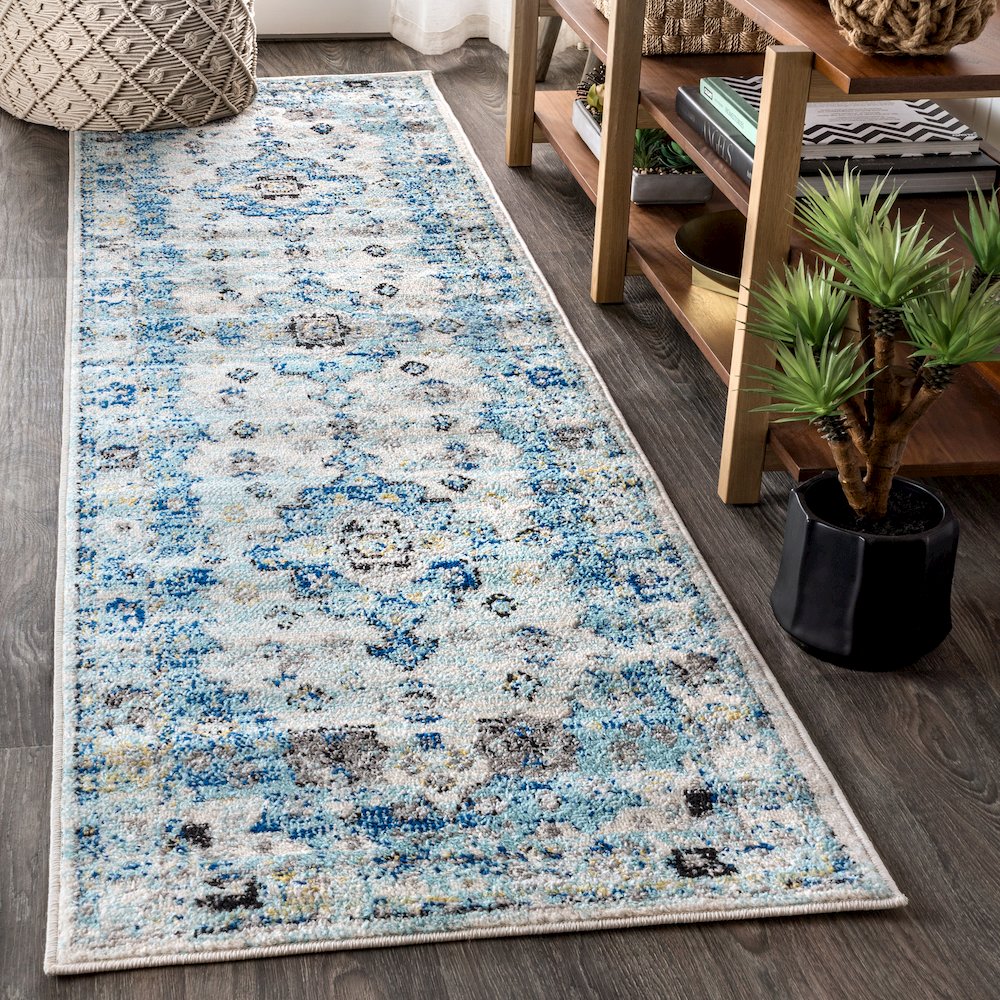 Modern Persian Boho Vintage Medallion Area Rug. Picture 2