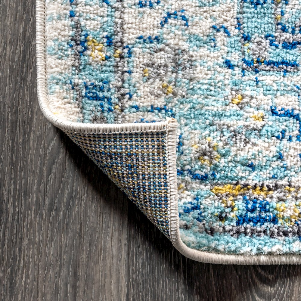 Modern Persian Boho Vintage Medallion Area Rug. Picture 3