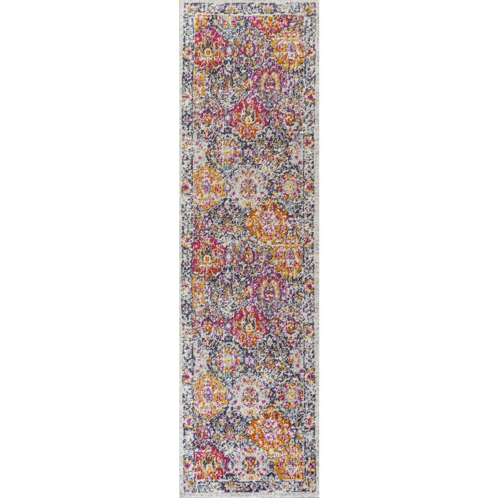Modern Persian Boho Vintage Trellis Area Rug. Picture 1