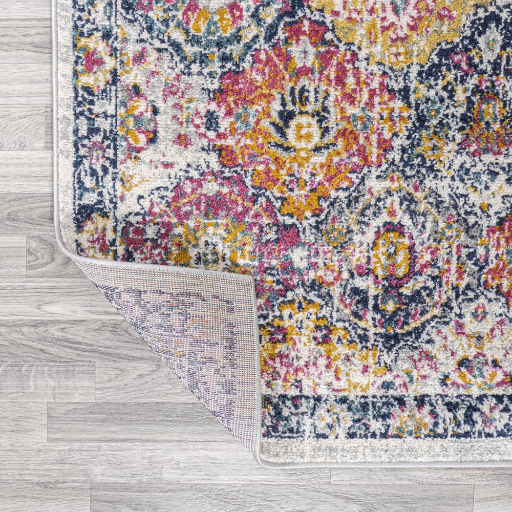 Modern Persian Boho Vintage Trellis Area Rug. Picture 3