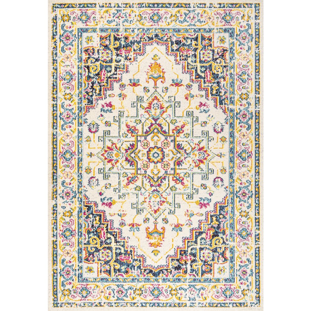 Brooklyn Geometric Medallion Area Rug. Picture 1
