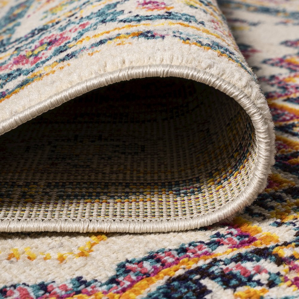 Brooklyn Geometric Medallion Area Rug. Picture 6