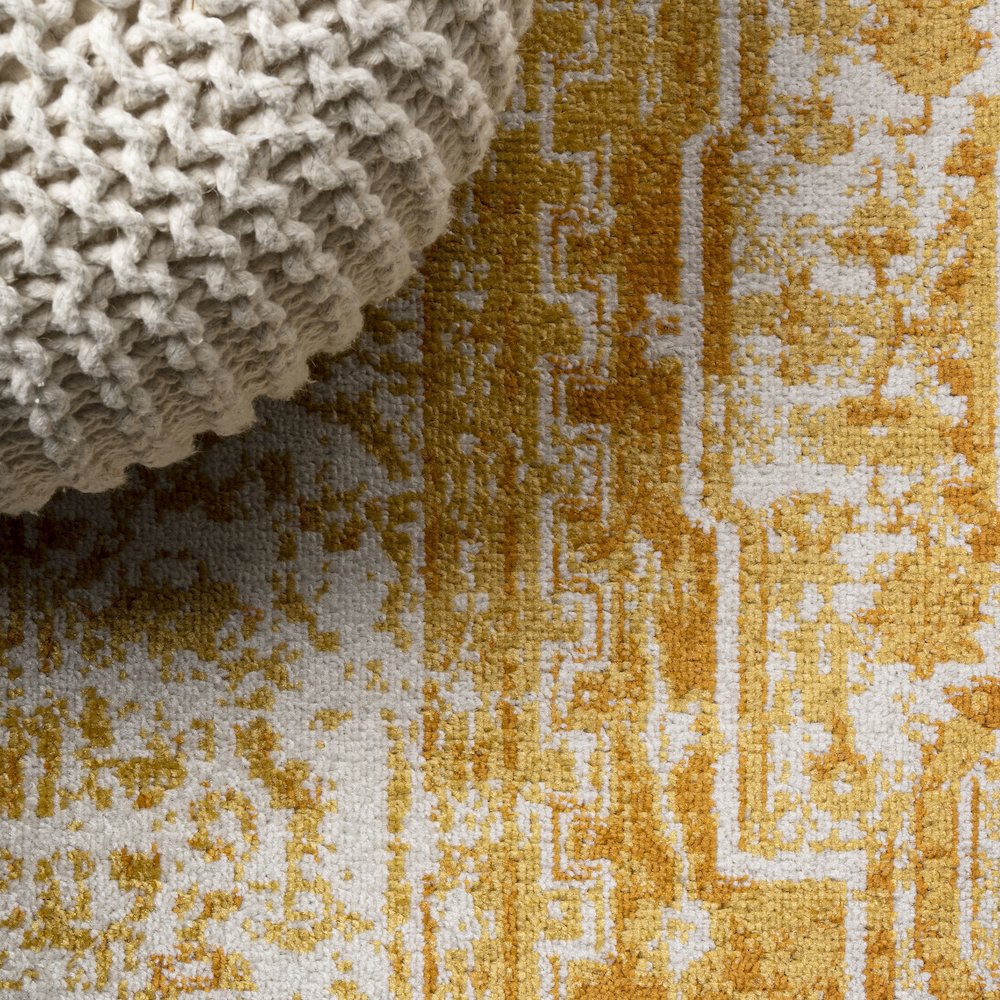 Audrey Bohemian Ornate Medallion Area Rug. Picture 4