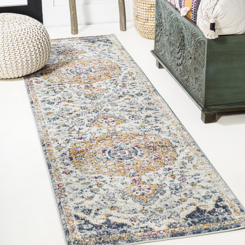 Lorena Ornate Boho Medallion Area Rug. Picture 2