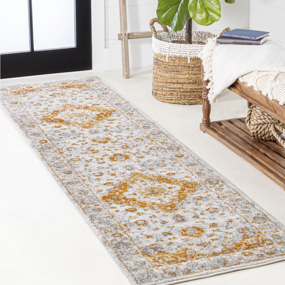 Indhira Ornate Medallion Persian Area Rug. Picture 2