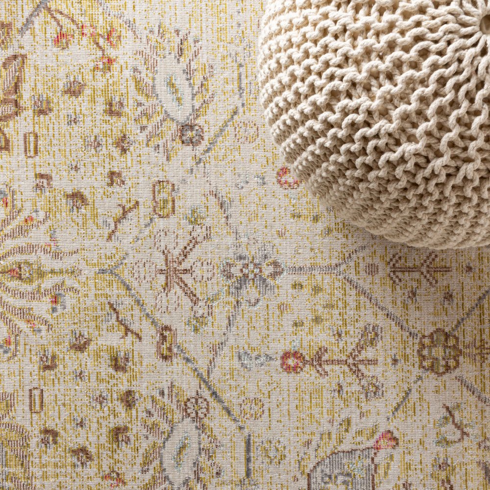 Alba Modern Faded Peshawar Area Rug. Picture 4