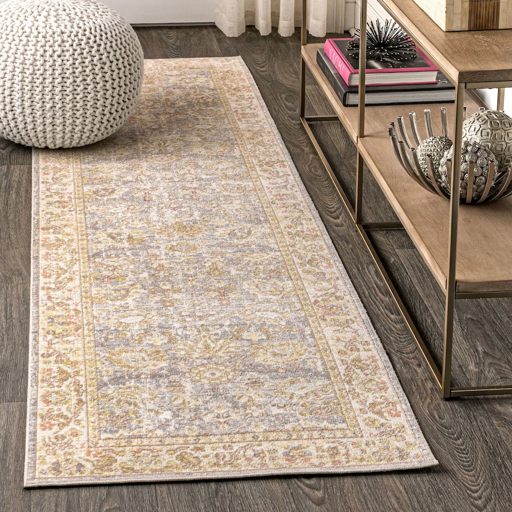 Alba Modern Faded Peshawar Area Rug. Picture 2