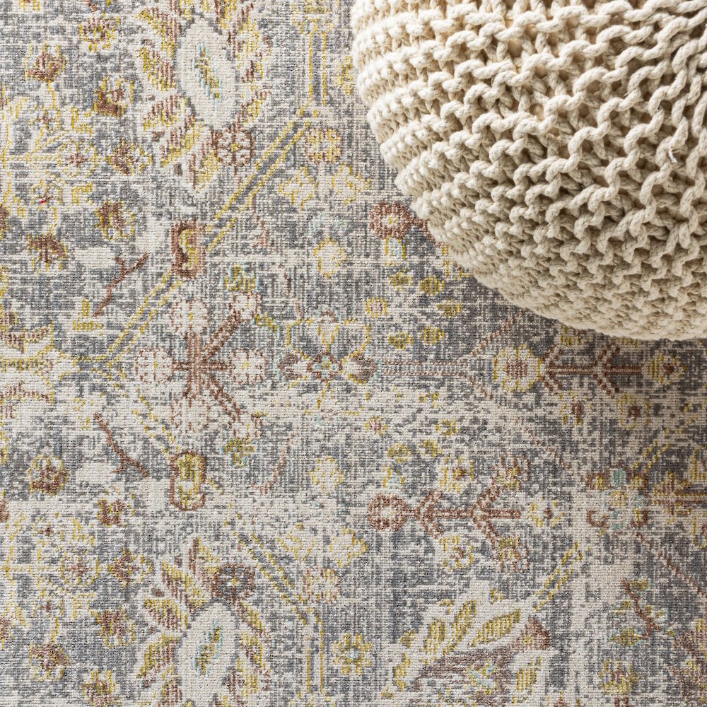 Alba Modern Faded Peshawar Area Rug. Picture 4