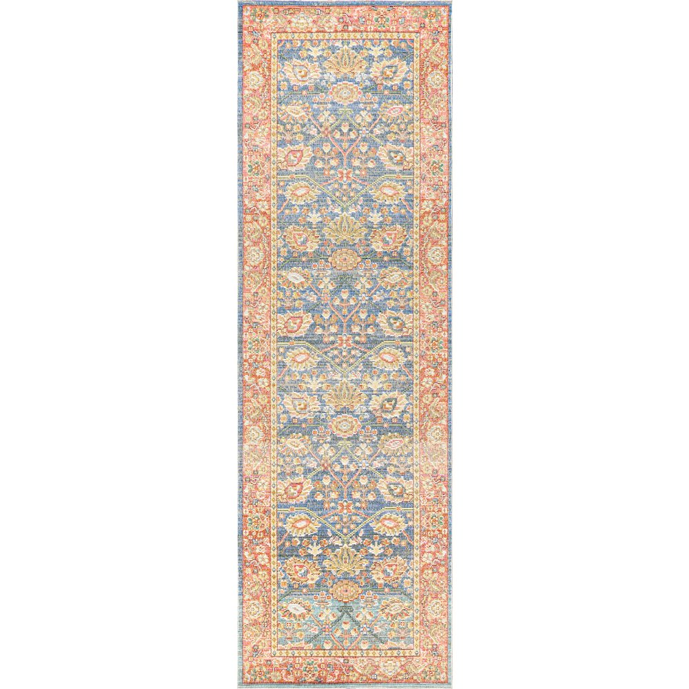 Alba Modern Faded Peshawar Area Rug. Picture 1