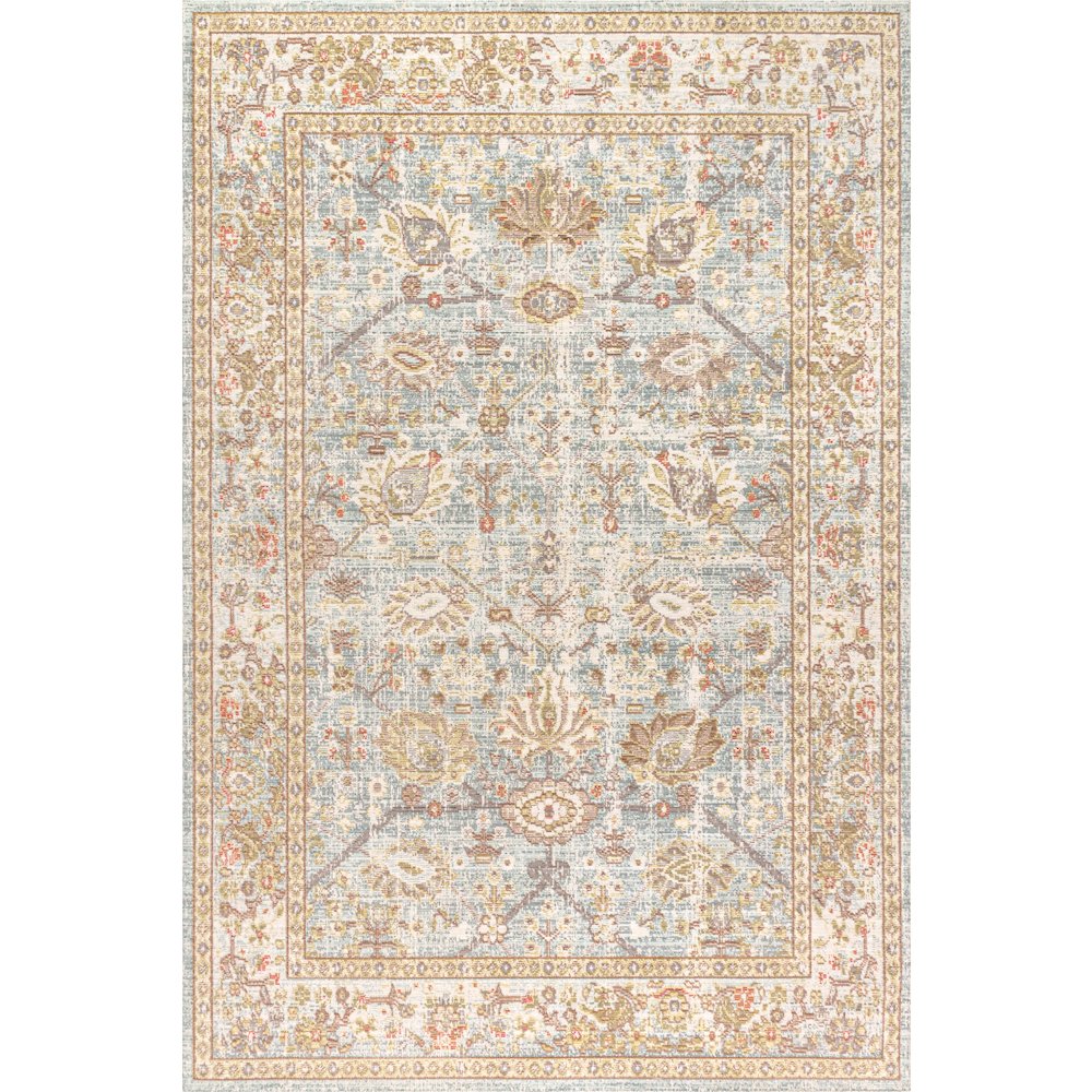 Alba Modern Faded Peshawar Area Rug. Picture 1
