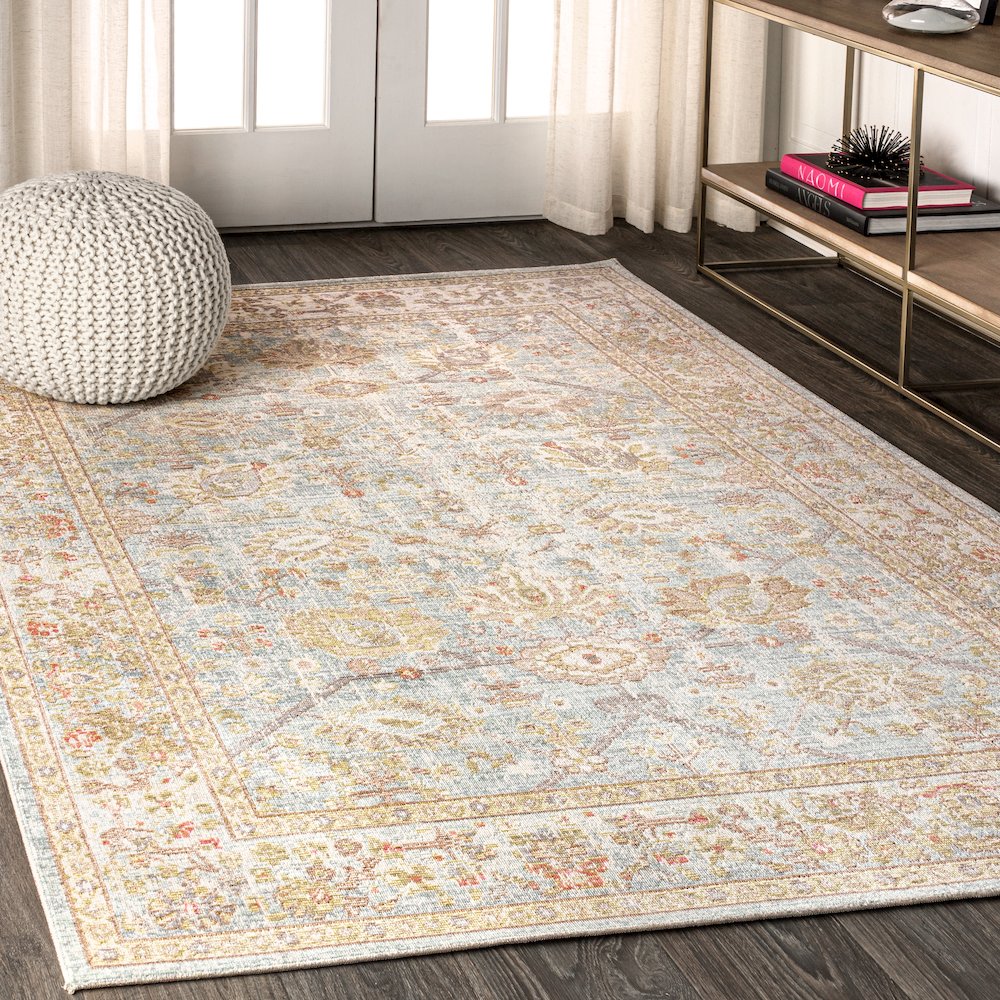 Alba Modern Faded Peshawar Area Rug. Picture 3