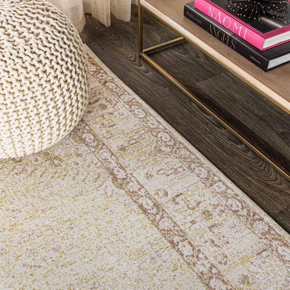 Lila Modern Tribal Medallion Area Rug. Picture 5