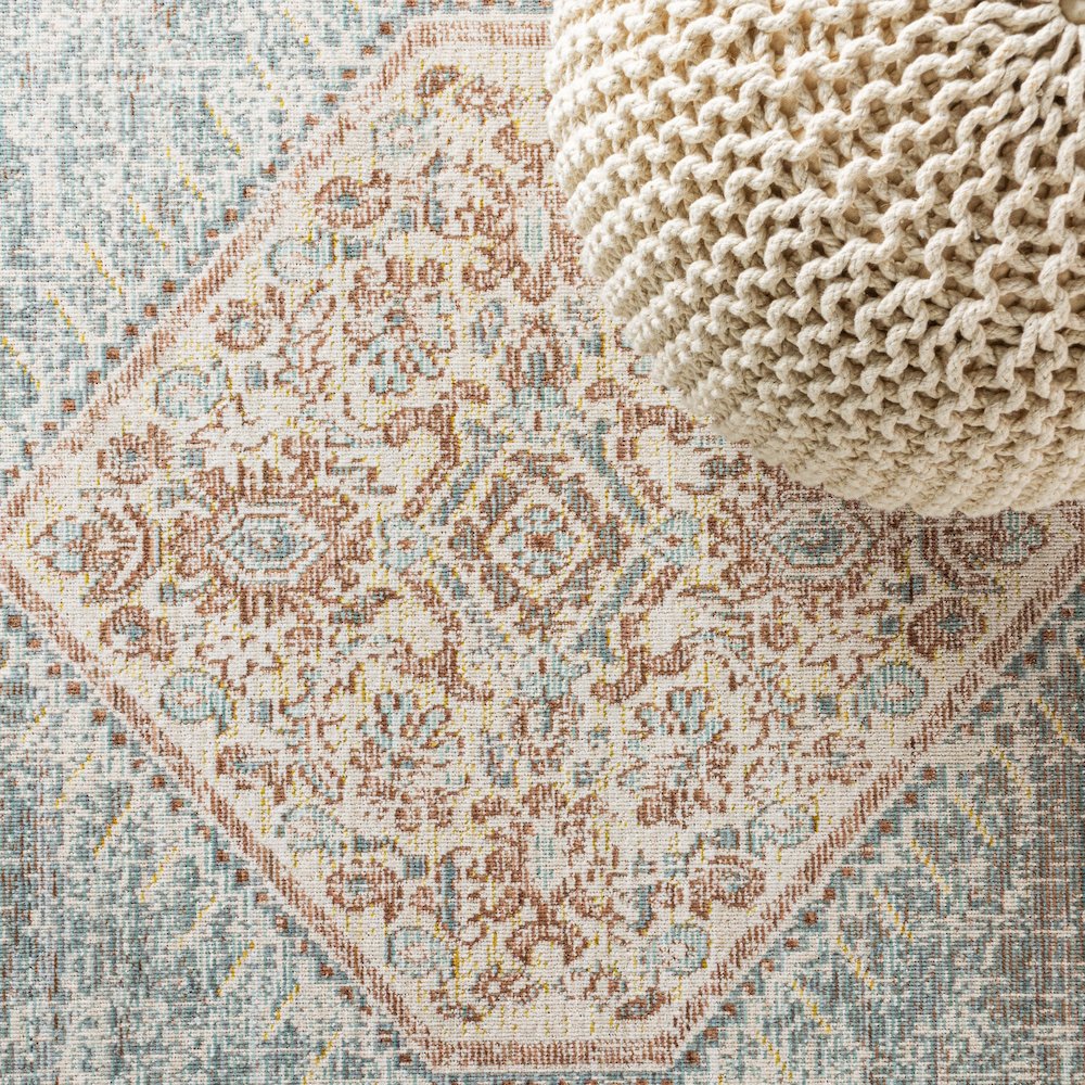 Lila Modern Tribal Medallion Area Rug. Picture 4