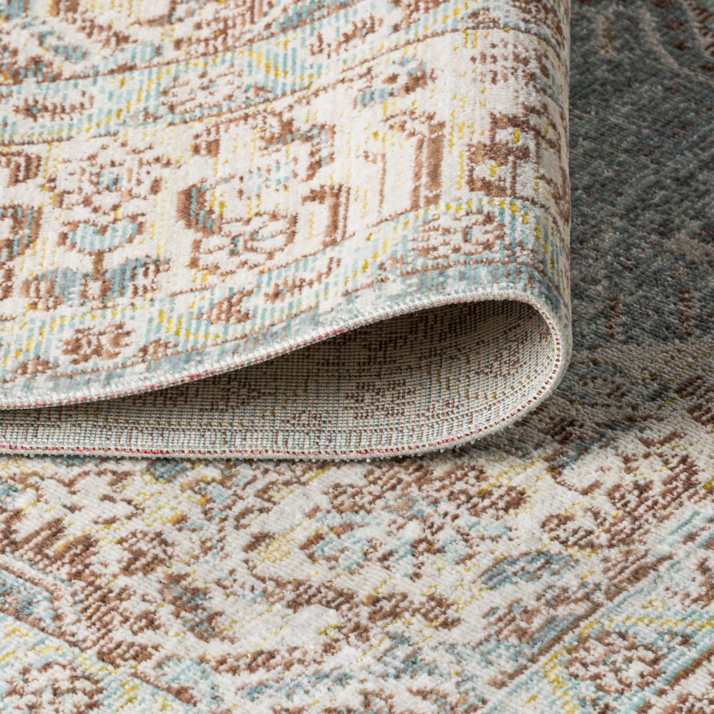 Lila Modern Tribal Medallion Area Rug. Picture 6
