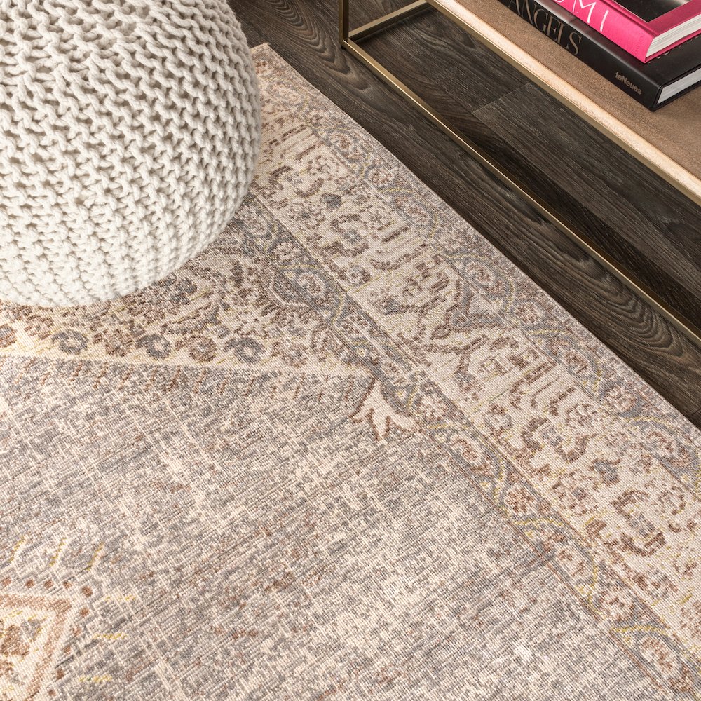 Lila Modern Tribal Medallion Area Rug. Picture 5