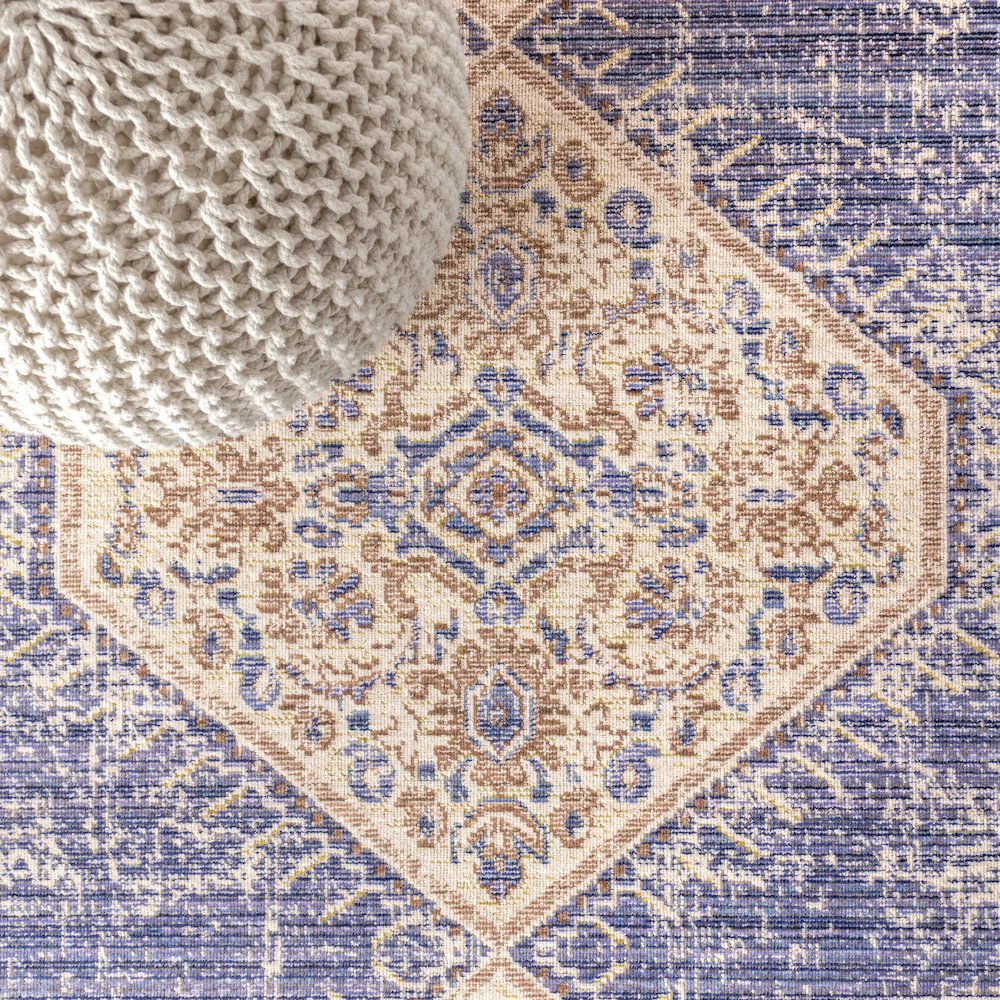Lila Modern Tribal Medallion Area Rug. Picture 4