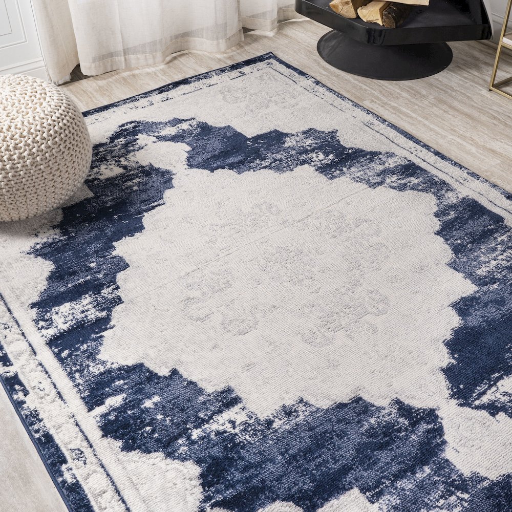 Alhambra Ornate Medallion Modern Area Rug. Picture 4