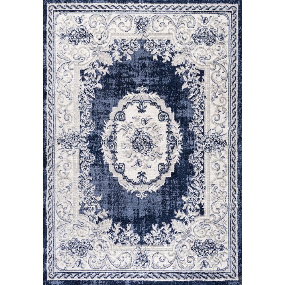 Rosalia Cottage Medallion Area Rug. Picture 1
