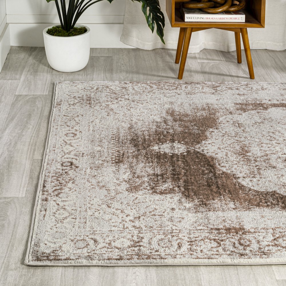 Rosalia Cottage Medallion Area Rug. Picture 1