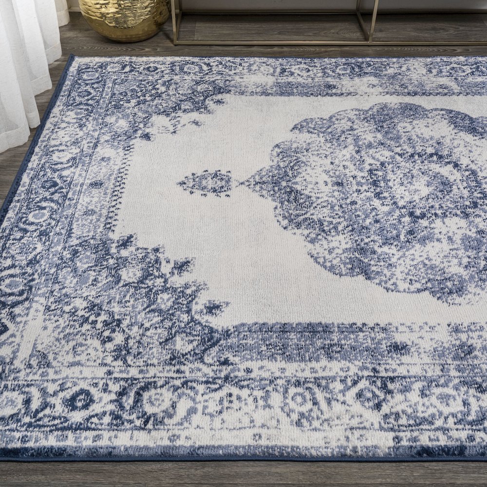 Kelly Rosalia Cottage Medallion Area Rug. Picture 3
