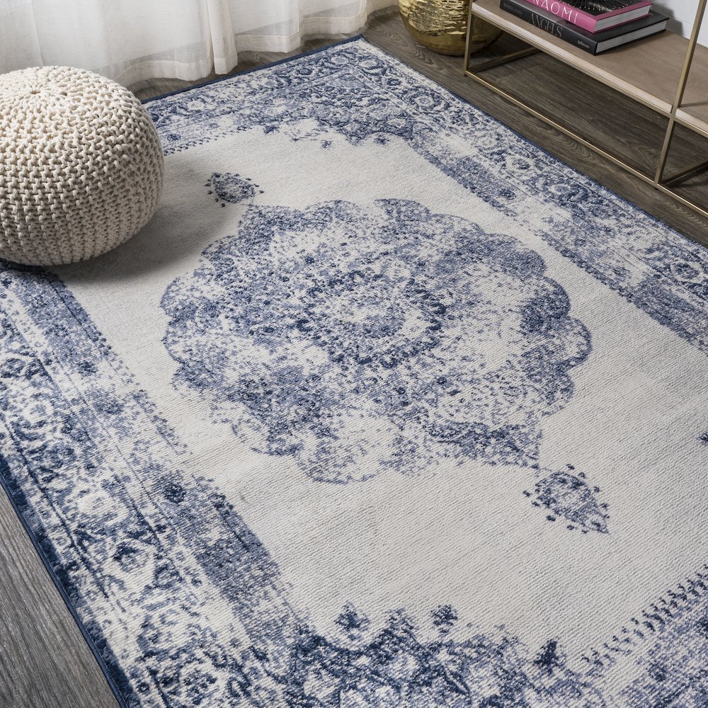 Kelly Rosalia Cottage Medallion Area Rug. Picture 4