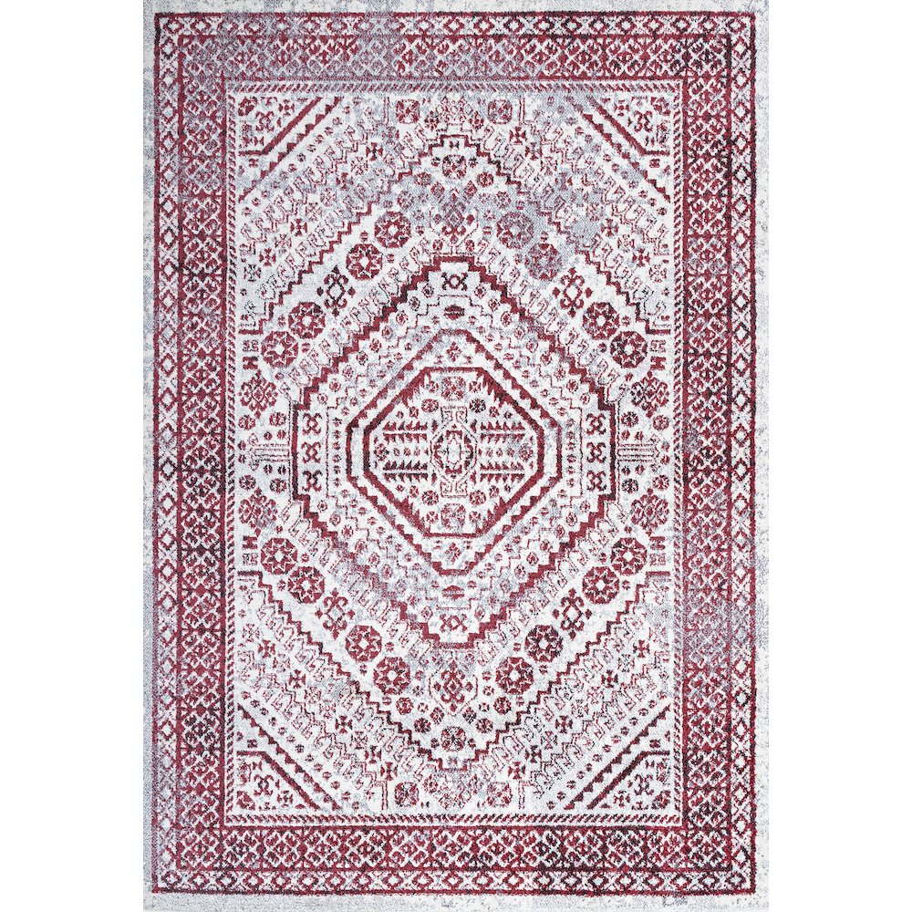 Boho Cottage Medallion Area Rug. Picture 1