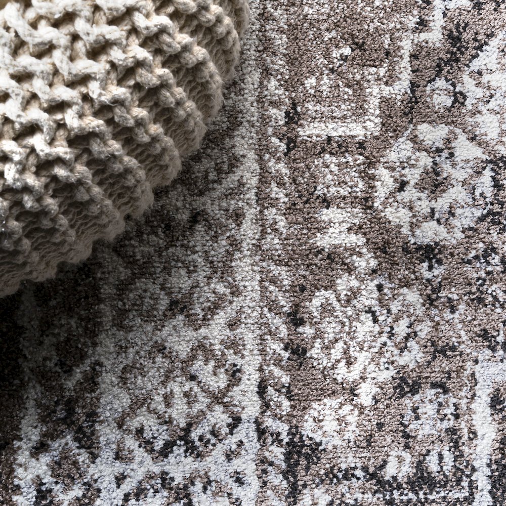 Boho Cottage Medallion Area Rug. Picture 4