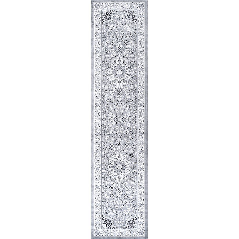 Palmette Modern Persian Floral Area Rug. Picture 1