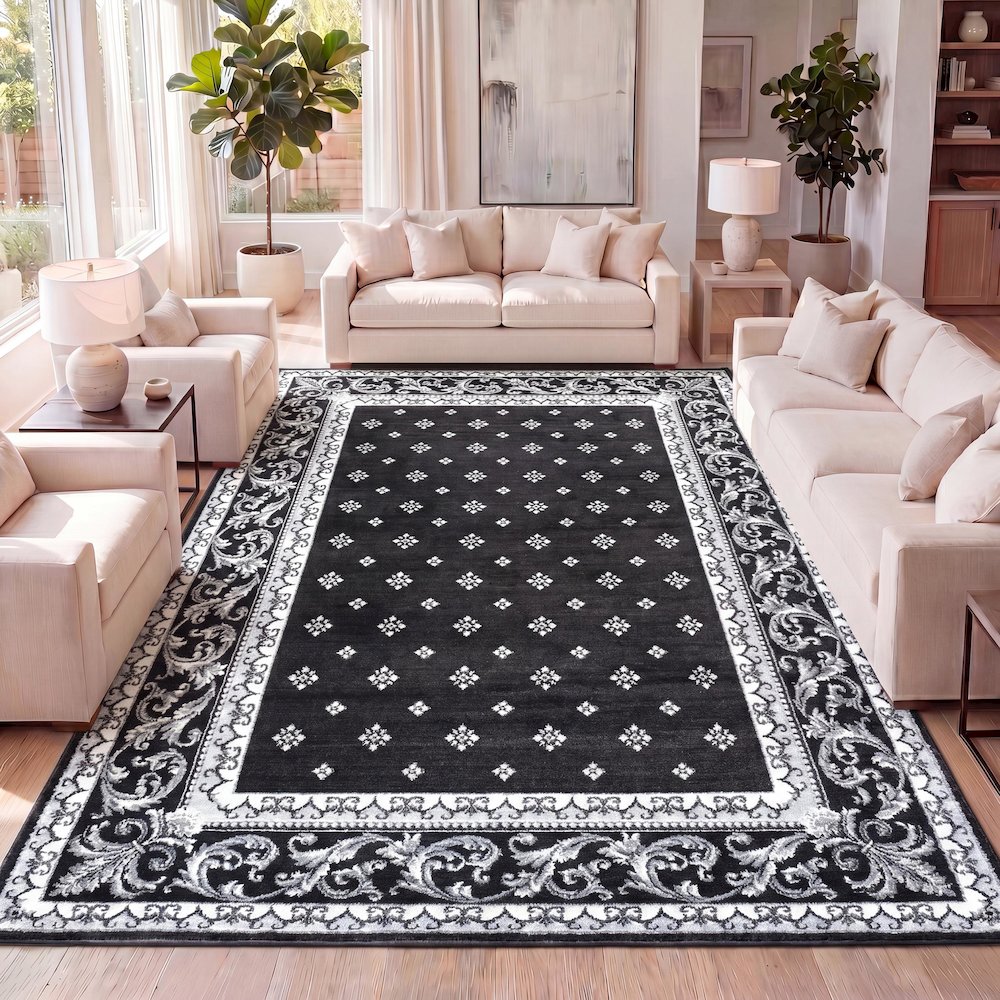 Acanthus French Border Area Rug. Picture 12