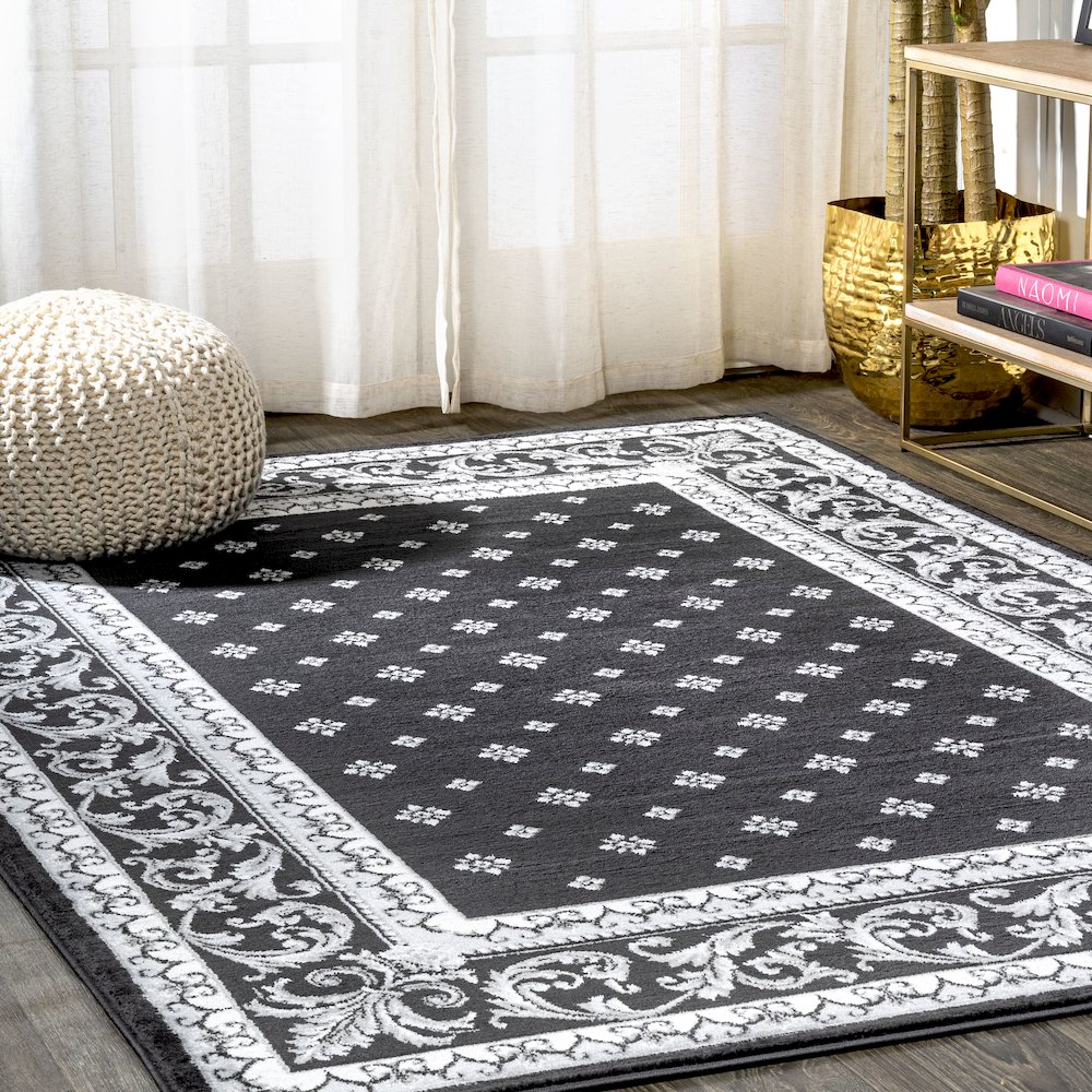 Acanthus French Border Area Rug. Picture 2