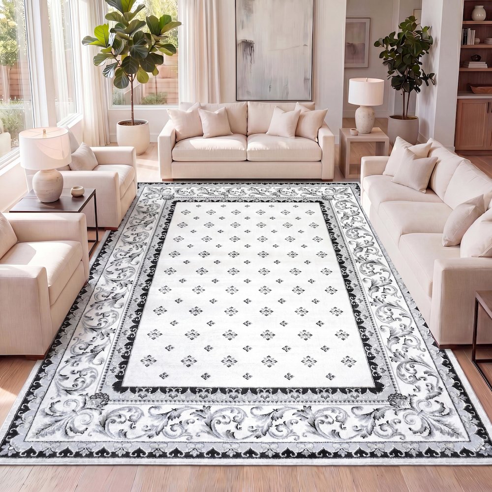 Acanthus French Border Area Rug. Picture 13
