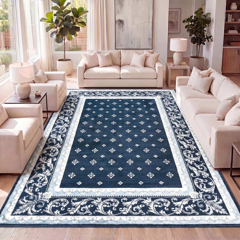 Acanthus French Border Area Rug. Picture 12