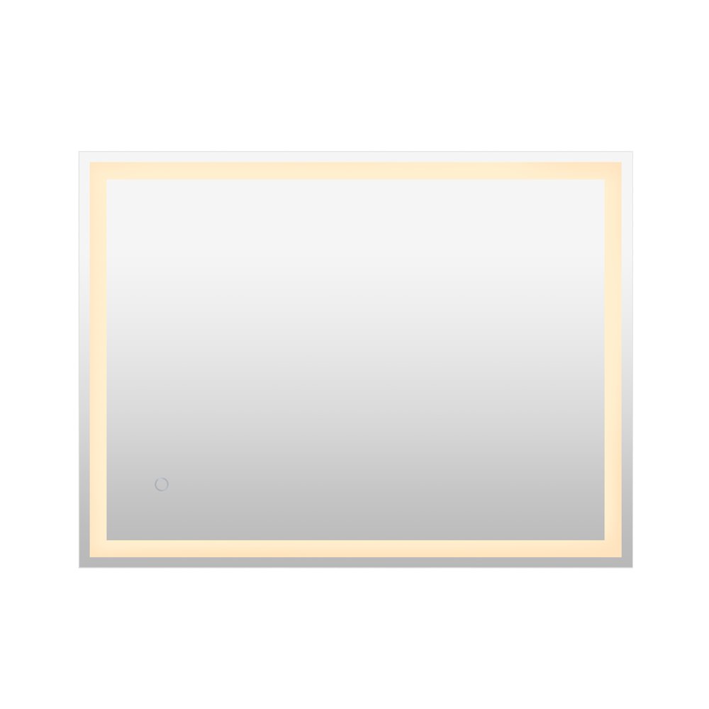 Anti-Fog Aluminum Frontback Lit Tri Color Led Bathroom Vanity Mirror. Picture 1