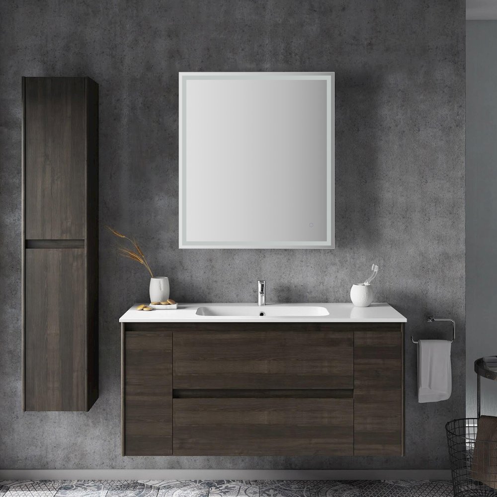 Antifog Front/Back-Lit Wall Bathroom Vanity Mirror. Picture 2