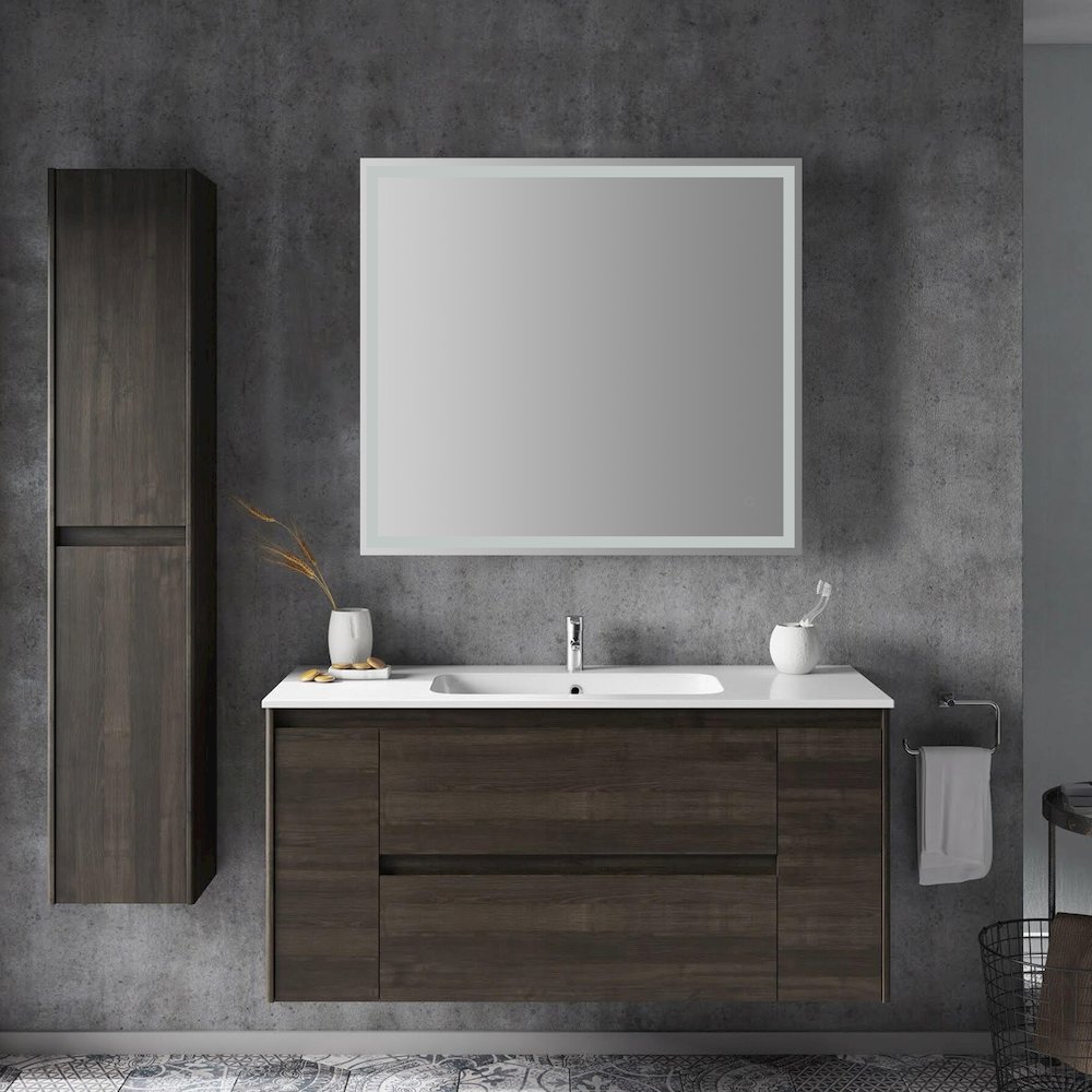 Antifog Front/Back-Lit Wall Bathroom Vanity Mirror. Picture 2