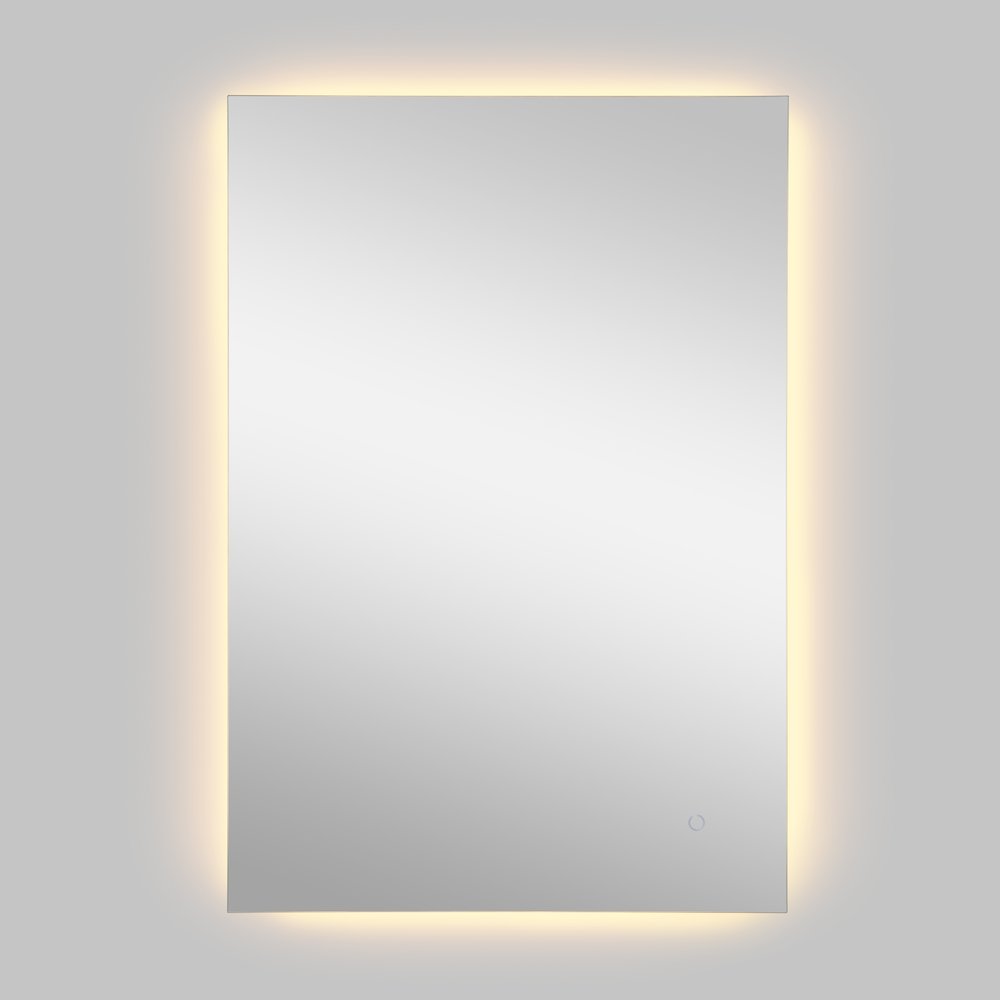 Anti-Fog Aluminum Back Lit Tri Color Led Bathroom Vanity Mirror. Picture 1