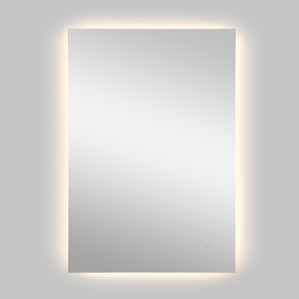Anti-Fog Aluminum Back Lit Tri Color Led Bathroom Vanity Mirror. Picture 2