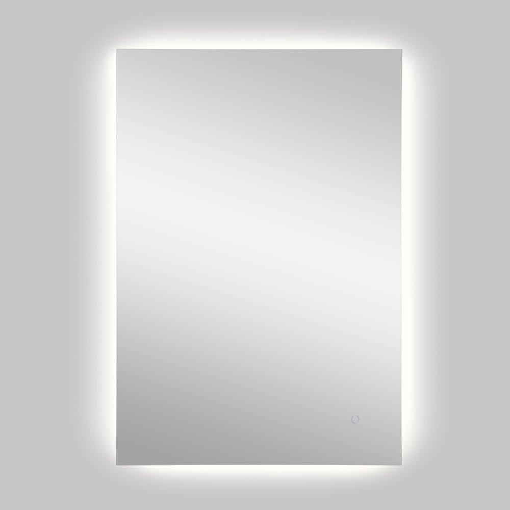 Anti-Fog Aluminum Back Lit Tri Color Led Bathroom Vanity Mirror. Picture 3