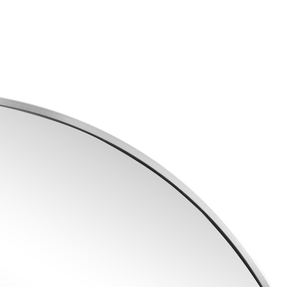 Milly Medium Oval Metal Framed Wall Mirror. Picture 3