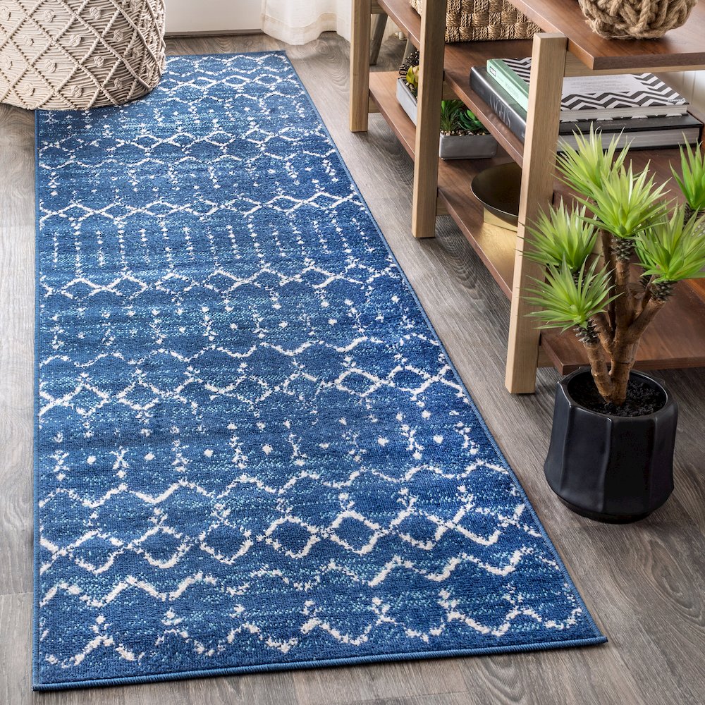 Moroccan Hype Boho Vintage Diamond Area Rug. Picture 2