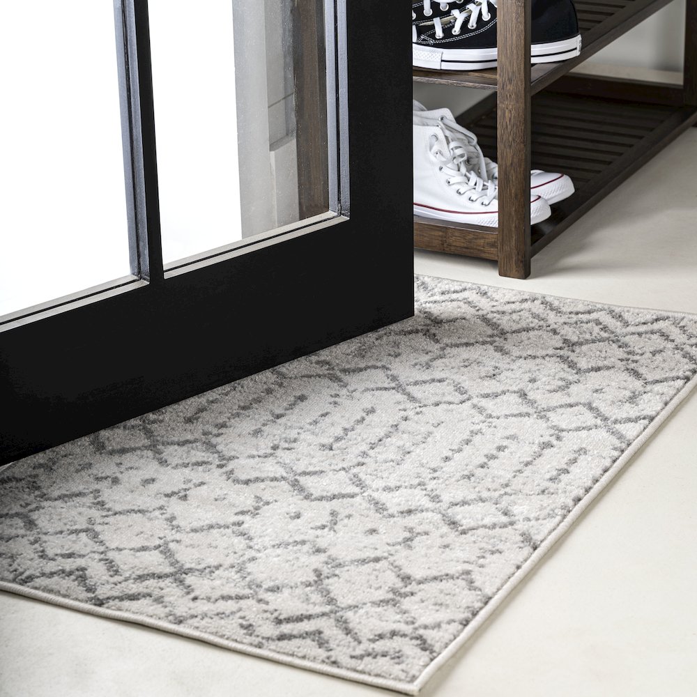 Moroccan Hype Boho Vintage Diamond Area Rug. Picture 2