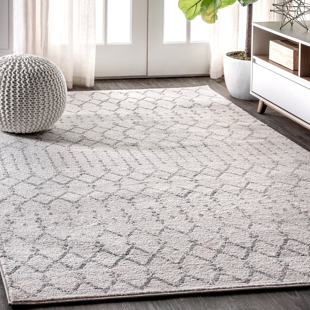Moroccan Hype Boho Vintage Diamond Area Rug. Picture 2