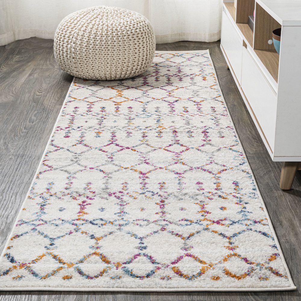 Moroccan Hype Boho Vintage Diamond Area Rug. Picture 2
