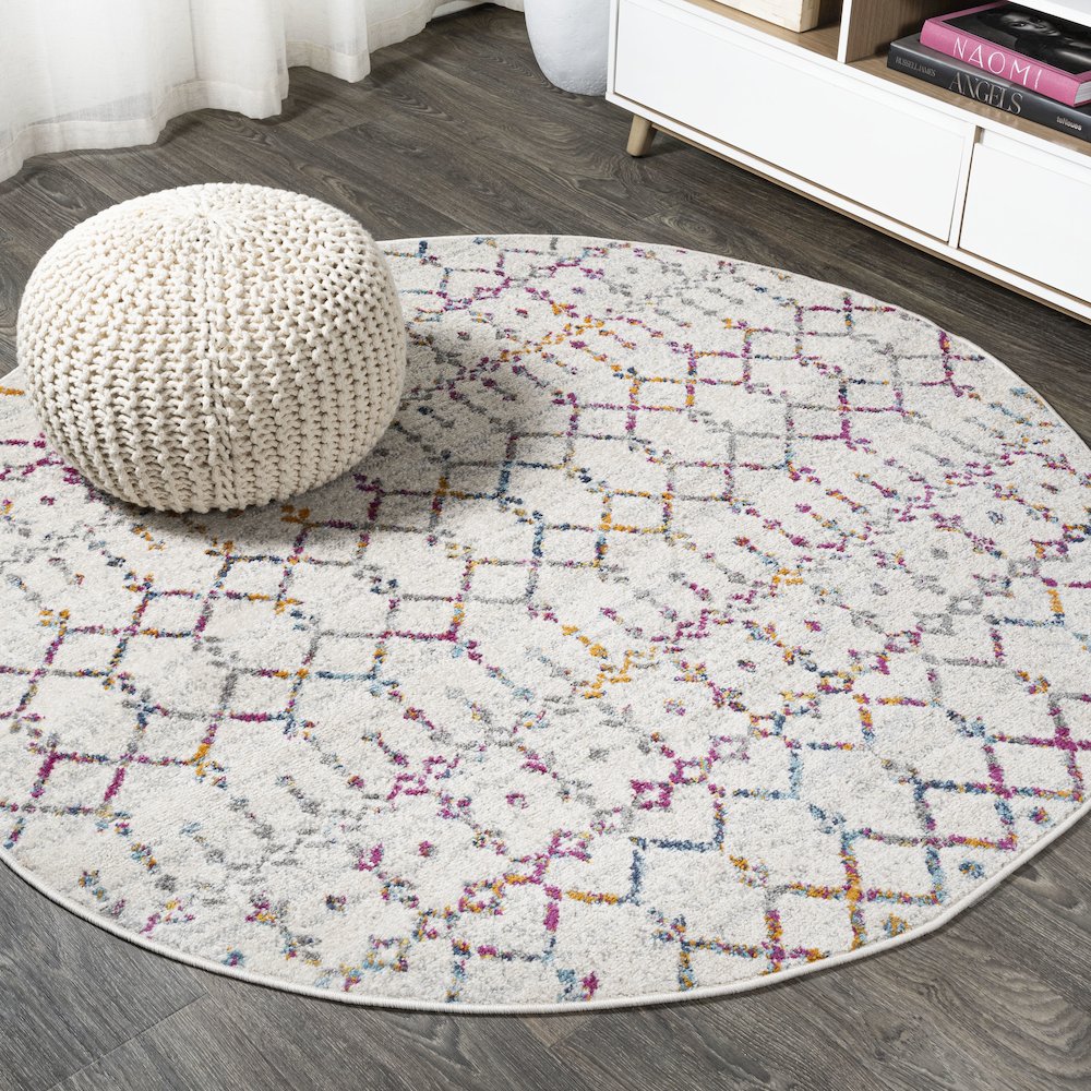 Moroccan Hype Boho Vintage Diamond Area Rug. Picture 2