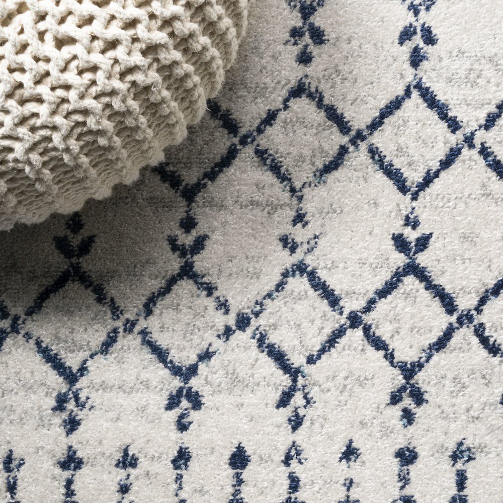 Moroccan Hype Boho Vintage Diamond Area Rug. Picture 4